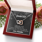 To Granddaughter Grandma Adores You Inseparable Necklace-Express Your Love Gifts