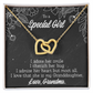 To Granddaughter Grandma Adores You Inseparable Necklace-Express Your Love Gifts