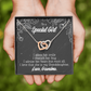 To Granddaughter Grandma Adores You Inseparable Necklace-Express Your Love Gifts