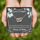 To Granddaughter Happy Birthday Granddaughter Inseparable Necklace-Express Your Love Gifts