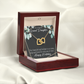 To Granddaughter Happy Birthday Granddaughter Inseparable Necklace-Express Your Love Gifts