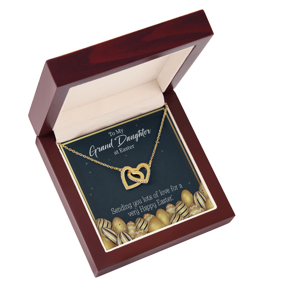 To Granddaughter Happy Easter Granddaughter Inseparable Necklace-Express Your Love Gifts