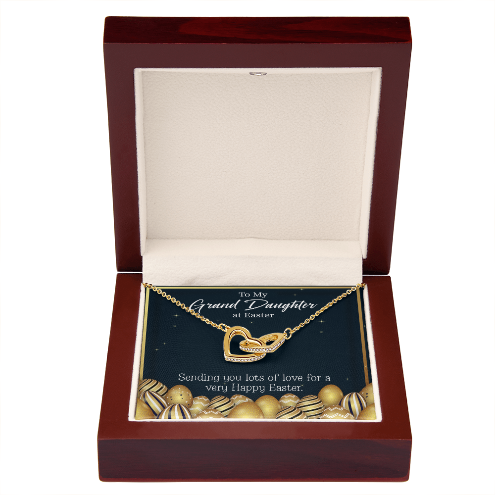 To Granddaughter Happy Easter Granddaughter Inseparable Necklace-Express Your Love Gifts