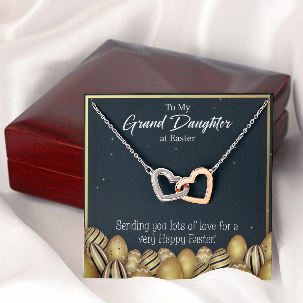 To Granddaughter Happy Easter Granddaughter Inseparable Necklace-Express Your Love Gifts