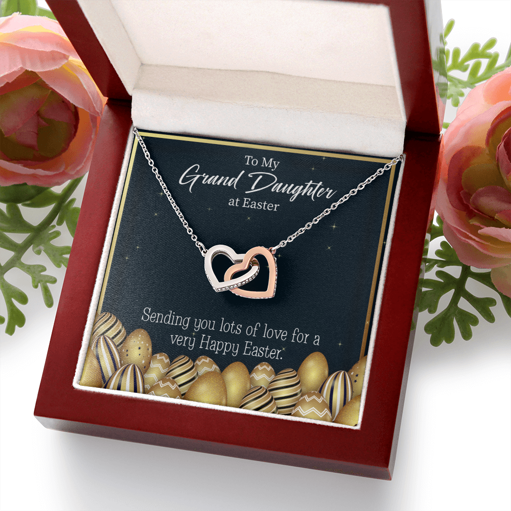 To Granddaughter Happy Easter Granddaughter Inseparable Necklace-Express Your Love Gifts