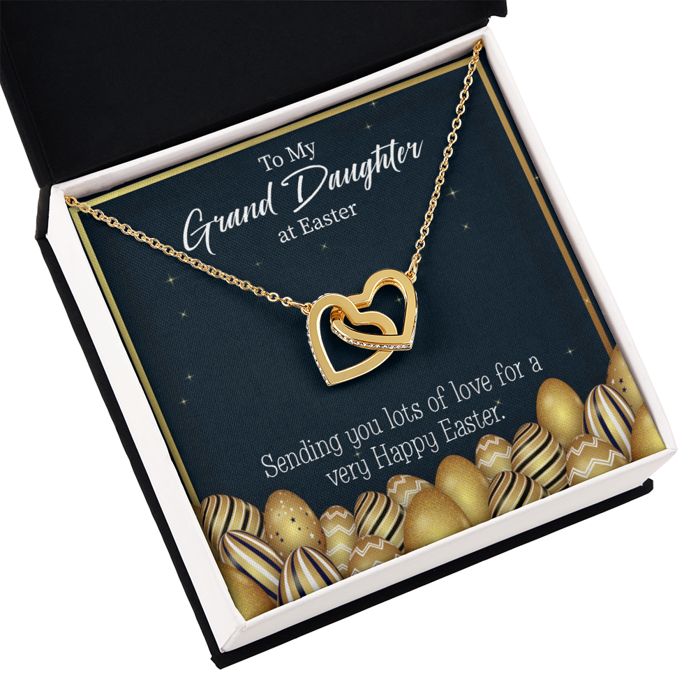 To Granddaughter Happy Easter Granddaughter Inseparable Necklace-Express Your Love Gifts