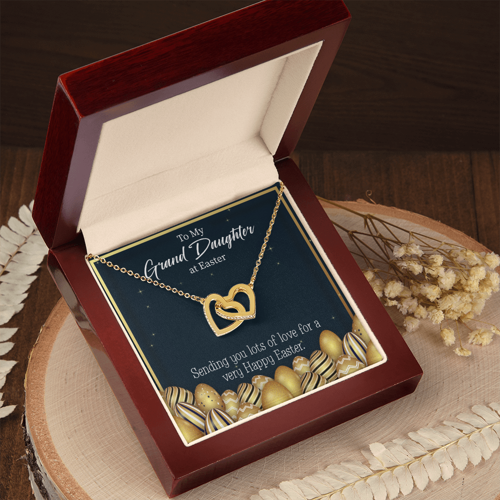 To Granddaughter Happy Easter Granddaughter Inseparable Necklace-Express Your Love Gifts
