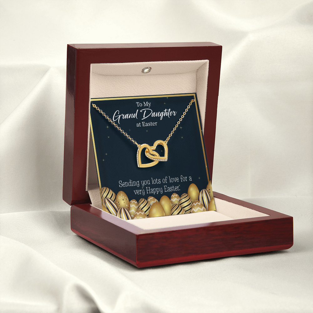 To Granddaughter Happy Easter Granddaughter Inseparable Necklace-Express Your Love Gifts