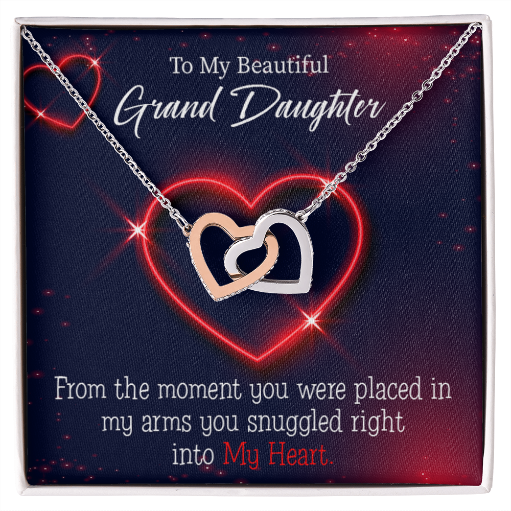 To Granddaughter In My Heart Inseparable Necklace-Express Your Love Gifts