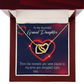 To Granddaughter In My Heart Inseparable Necklace-Express Your Love Gifts