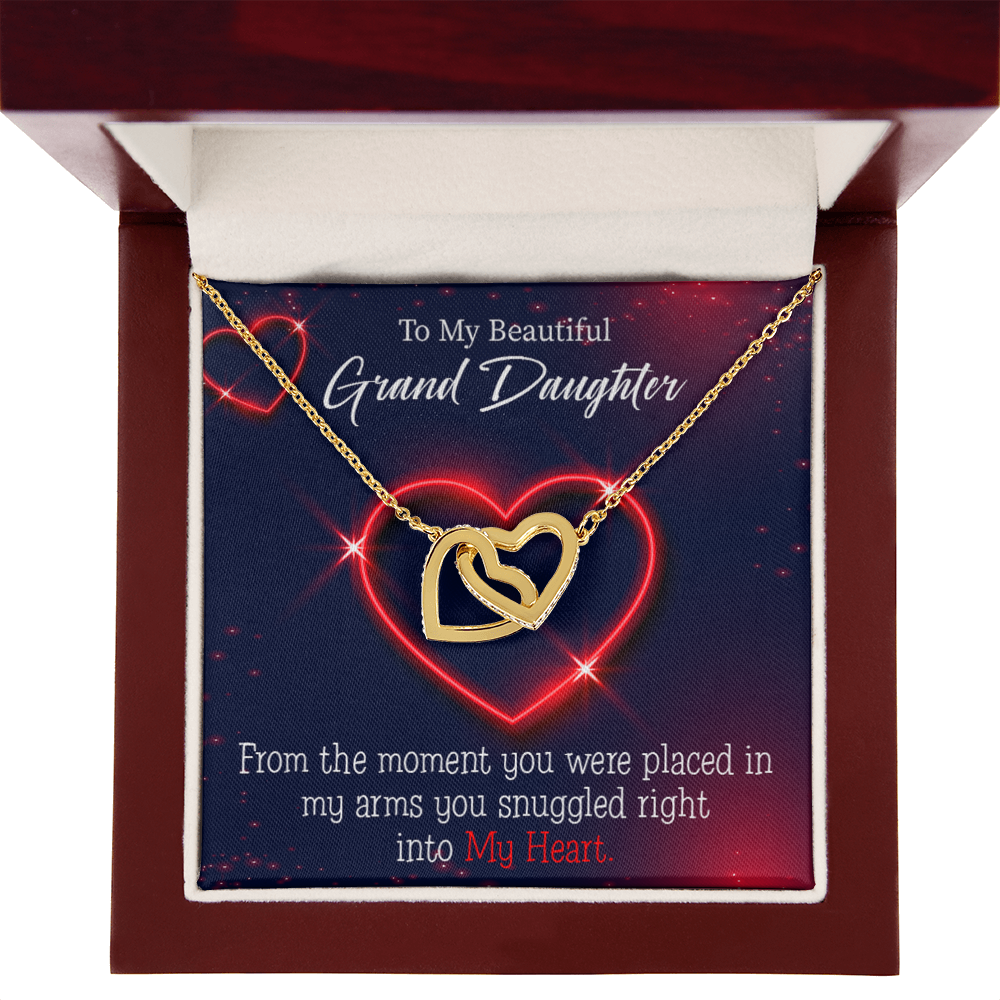 To Granddaughter In My Heart Inseparable Necklace-Express Your Love Gifts