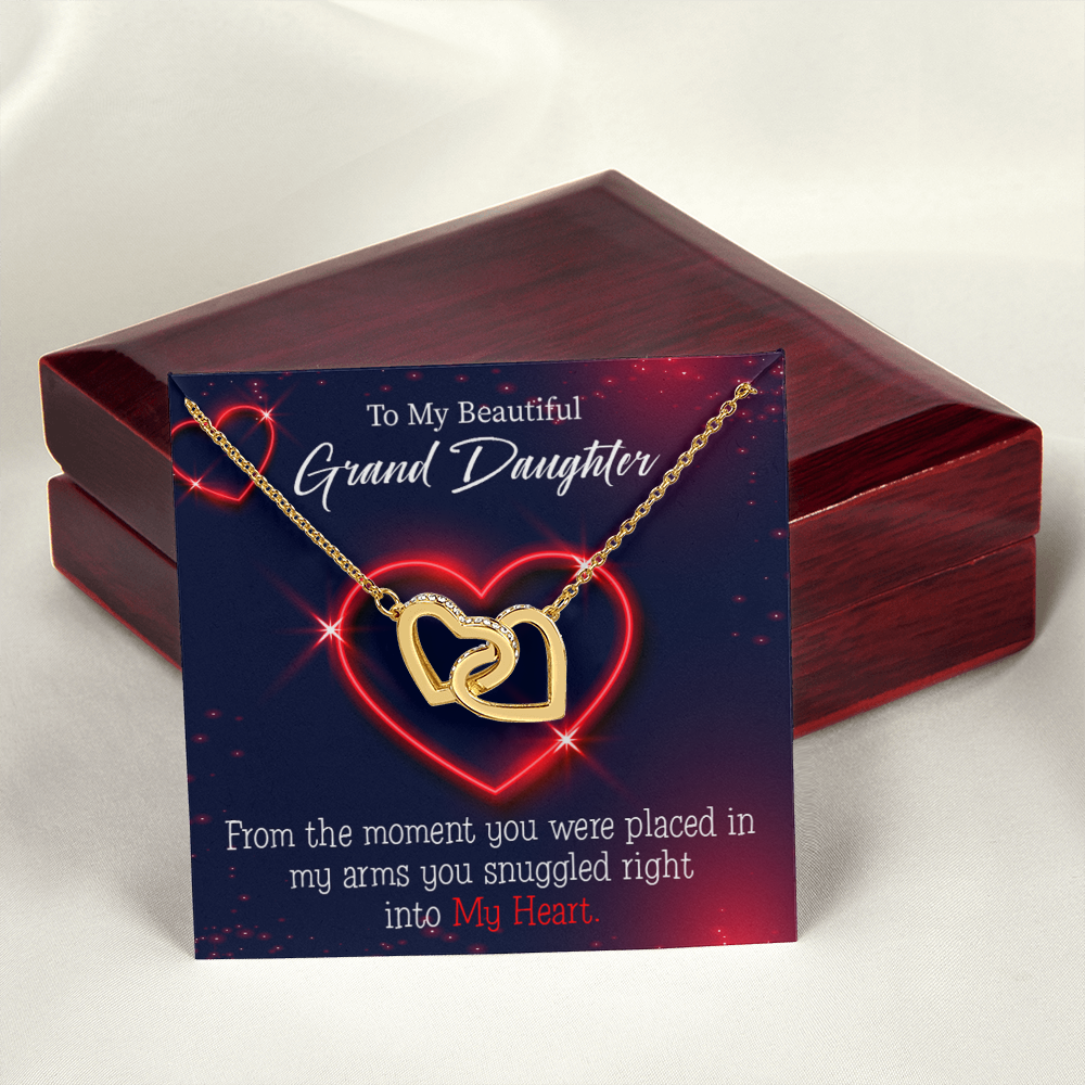 To Granddaughter In My Heart Inseparable Necklace-Express Your Love Gifts