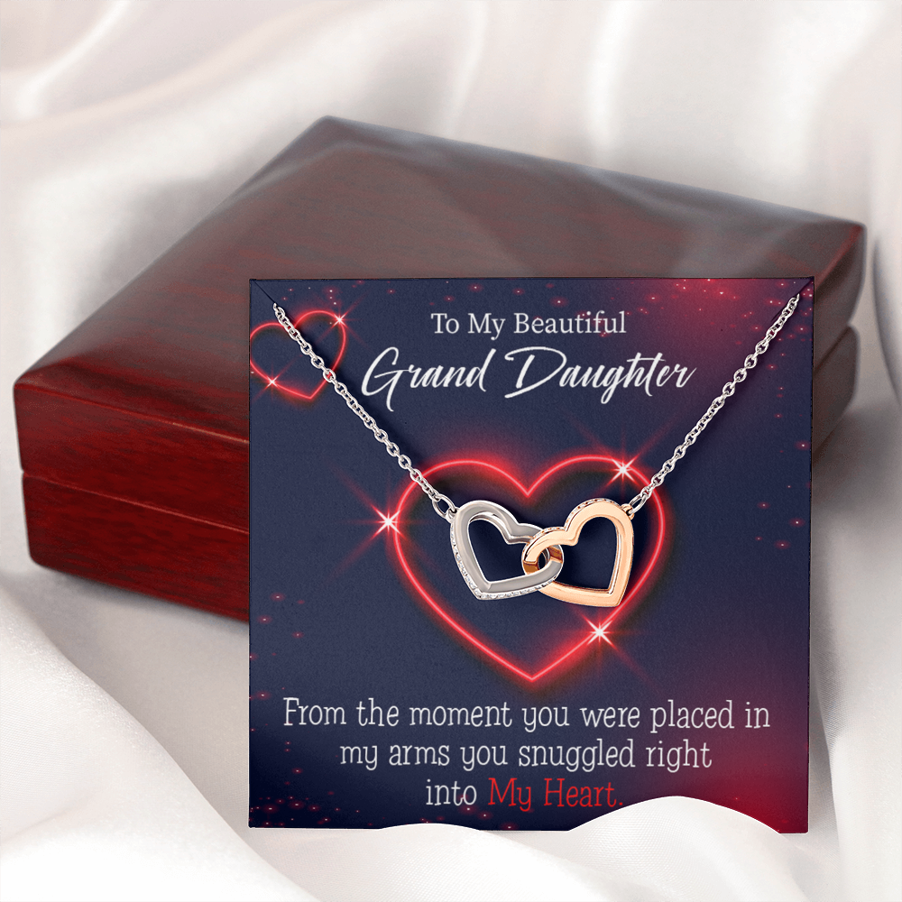 To Granddaughter In My Heart Inseparable Necklace-Express Your Love Gifts