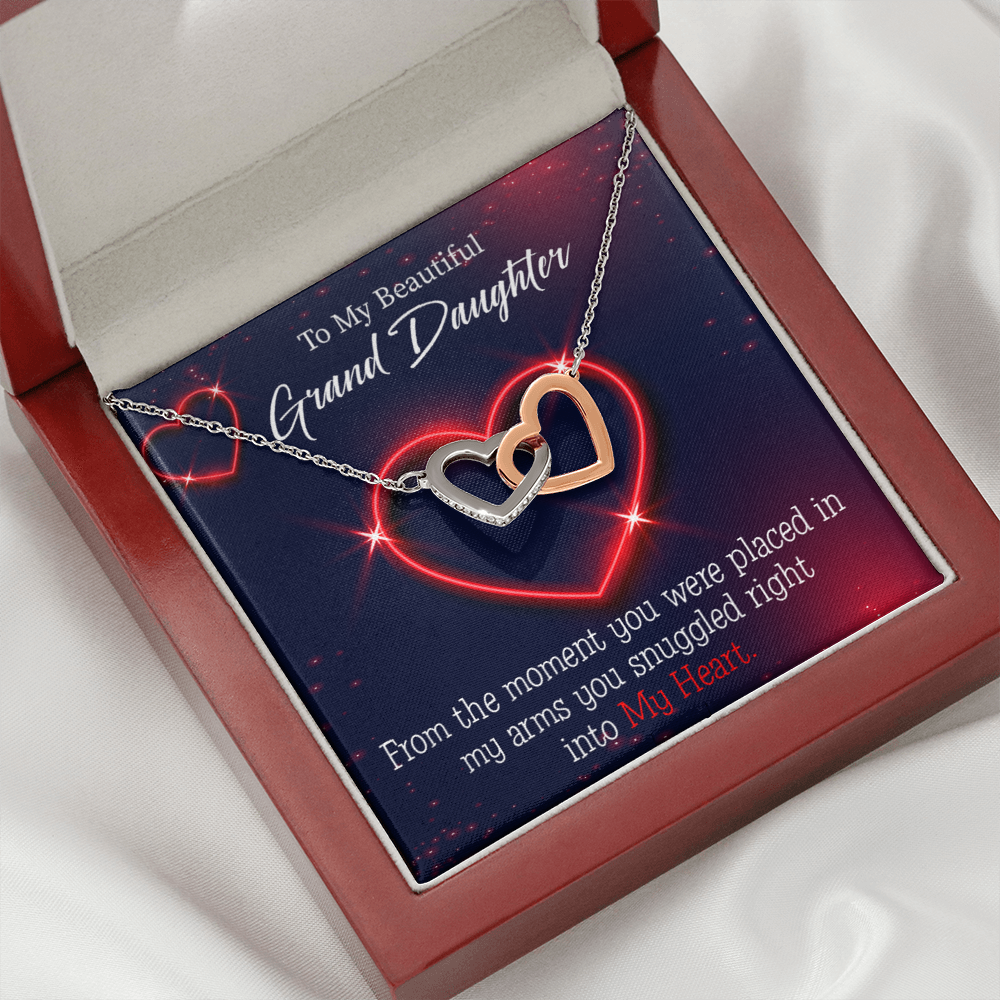To Granddaughter In My Heart Inseparable Necklace-Express Your Love Gifts