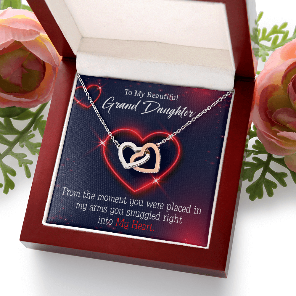 To Granddaughter In My Heart Inseparable Necklace-Express Your Love Gifts