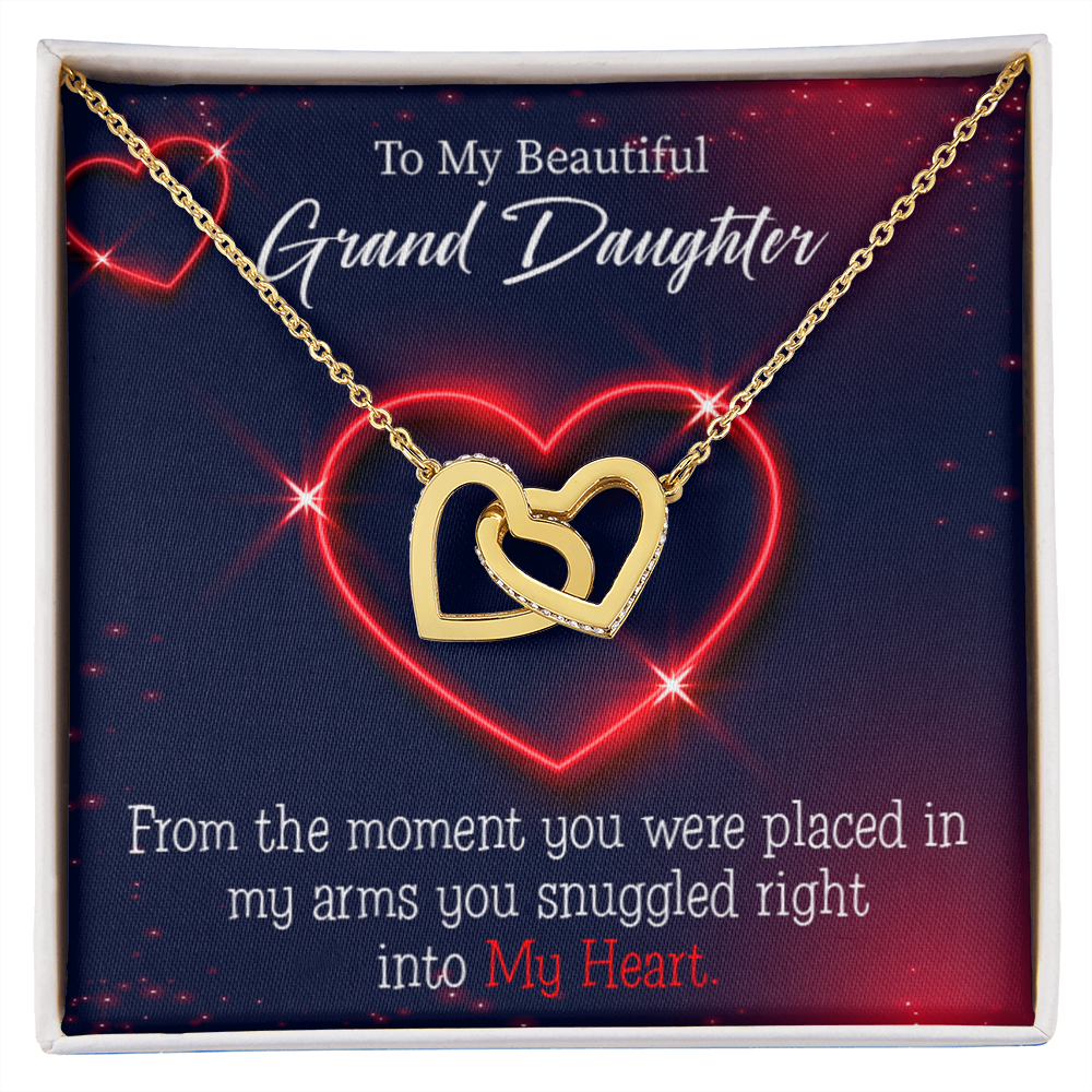 To Granddaughter In My Heart Inseparable Necklace-Express Your Love Gifts
