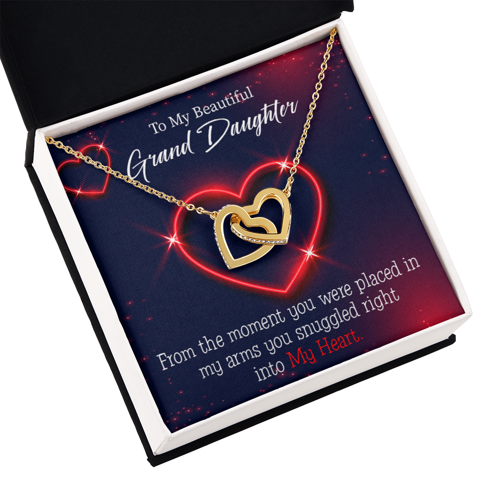 To Granddaughter In My Heart Inseparable Necklace-Express Your Love Gifts