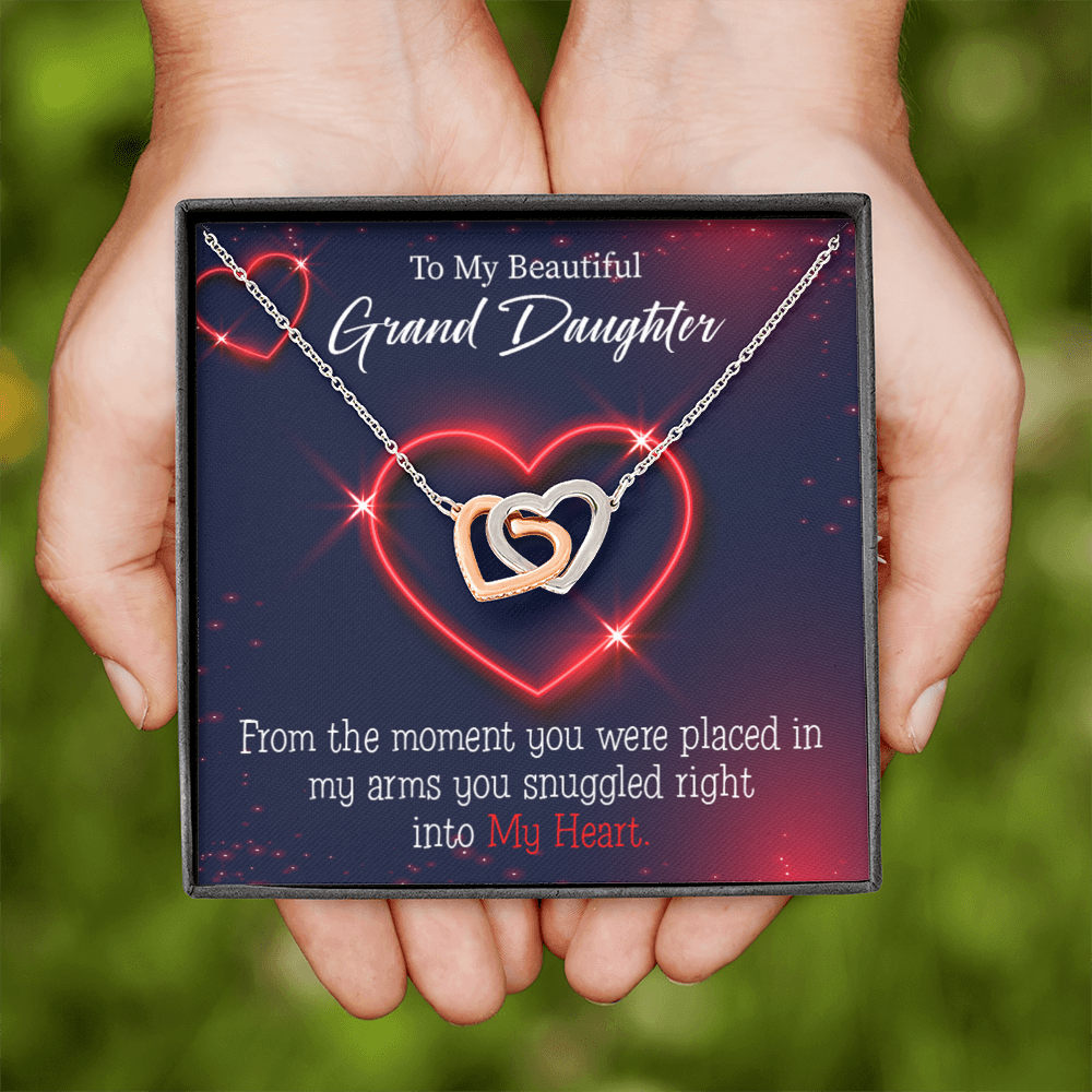 To Granddaughter In My Heart Inseparable Necklace-Express Your Love Gifts