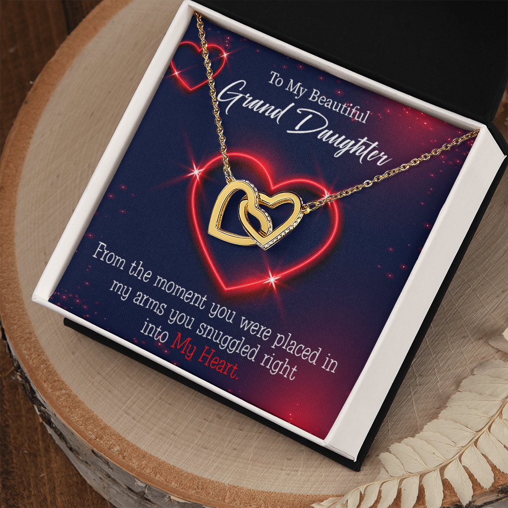 To Granddaughter In My Heart Inseparable Necklace-Express Your Love Gifts