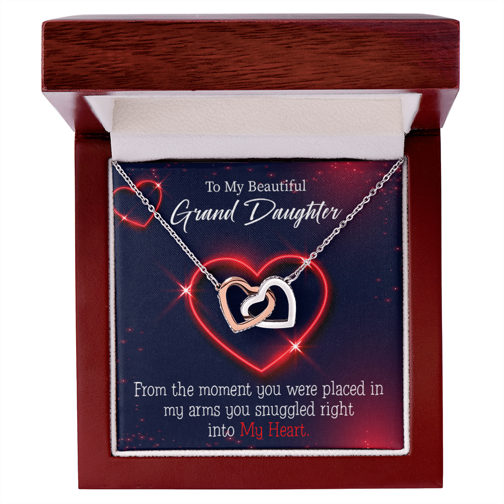 To Granddaughter In My Heart Inseparable Necklace-Express Your Love Gifts