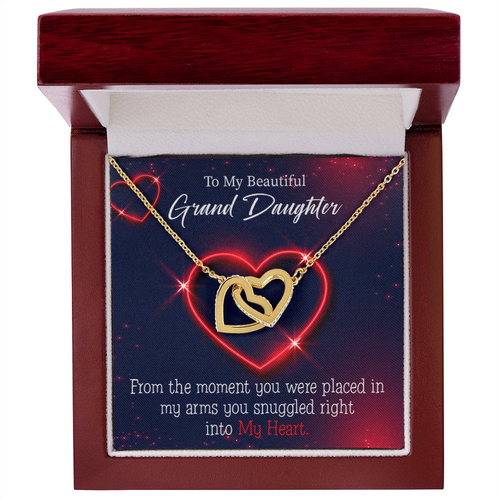 To Granddaughter In My Heart Inseparable Necklace-Express Your Love Gifts