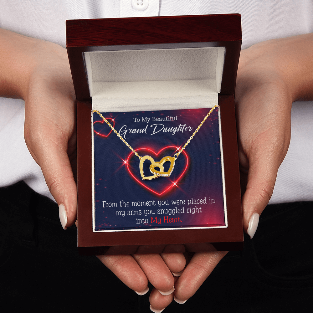 To Granddaughter In My Heart Inseparable Necklace-Express Your Love Gifts