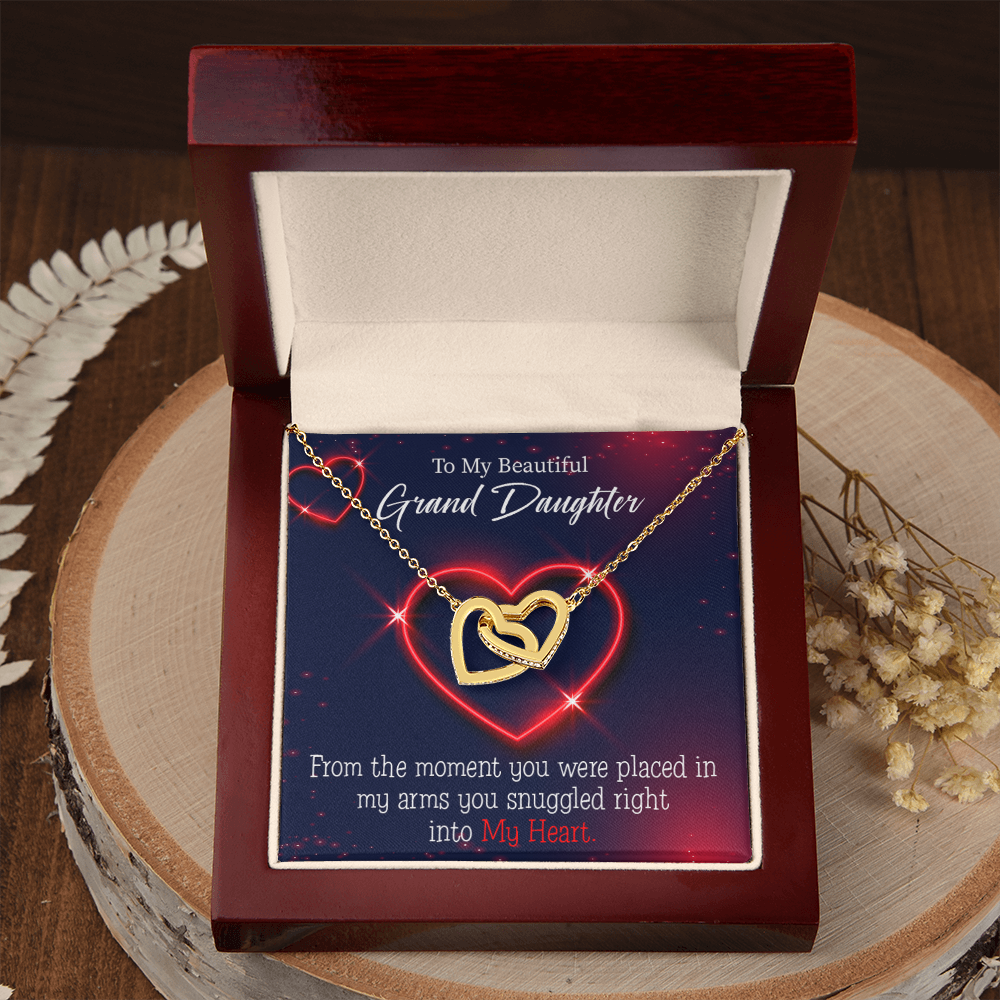 To Granddaughter In My Heart Inseparable Necklace-Express Your Love Gifts