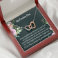 To Granddaughter Inspirational Message From Grandma Inseparable Necklace-Express Your Love Gifts