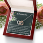 To Granddaughter Inspirational Message From Grandma Inseparable Necklace-Express Your Love Gifts