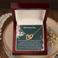 To Granddaughter Inspirational Message From Grandma Inseparable Necklace-Express Your Love Gifts