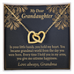 To Granddaughter Love Means A Grandchild Inseparable Necklace-Express Your Love Gifts
