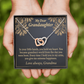 To Granddaughter Love Means A Grandchild Inseparable Necklace-Express Your Love Gifts
