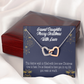 To Granddaughter Merry Christmas Granddaughter Inseparable Necklace-Express Your Love Gifts