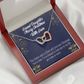 To Granddaughter Merry Christmas Granddaughter Inseparable Necklace-Express Your Love Gifts