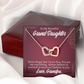 To Granddaughter Never Forget Grandpa Inseparable Necklace-Express Your Love Gifts