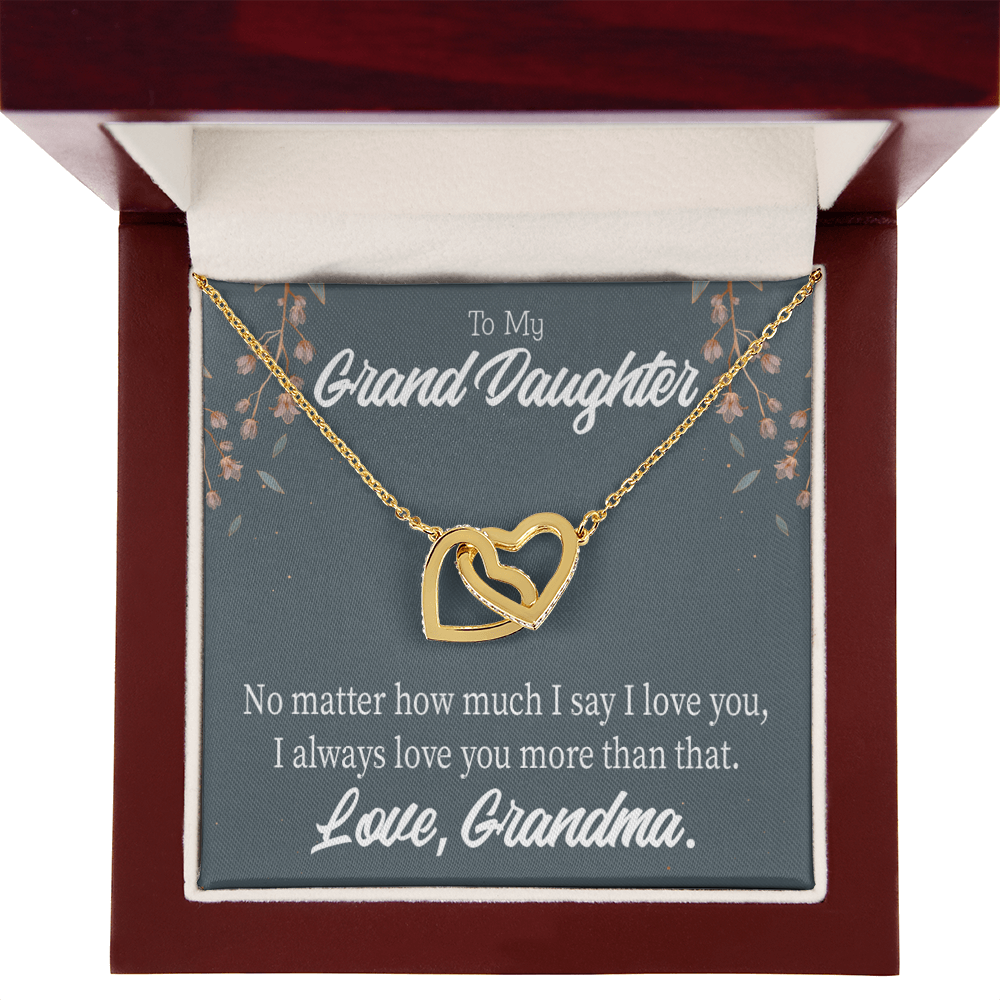 To Granddaughter No Matter Inseparable Necklace-Express Your Love Gifts