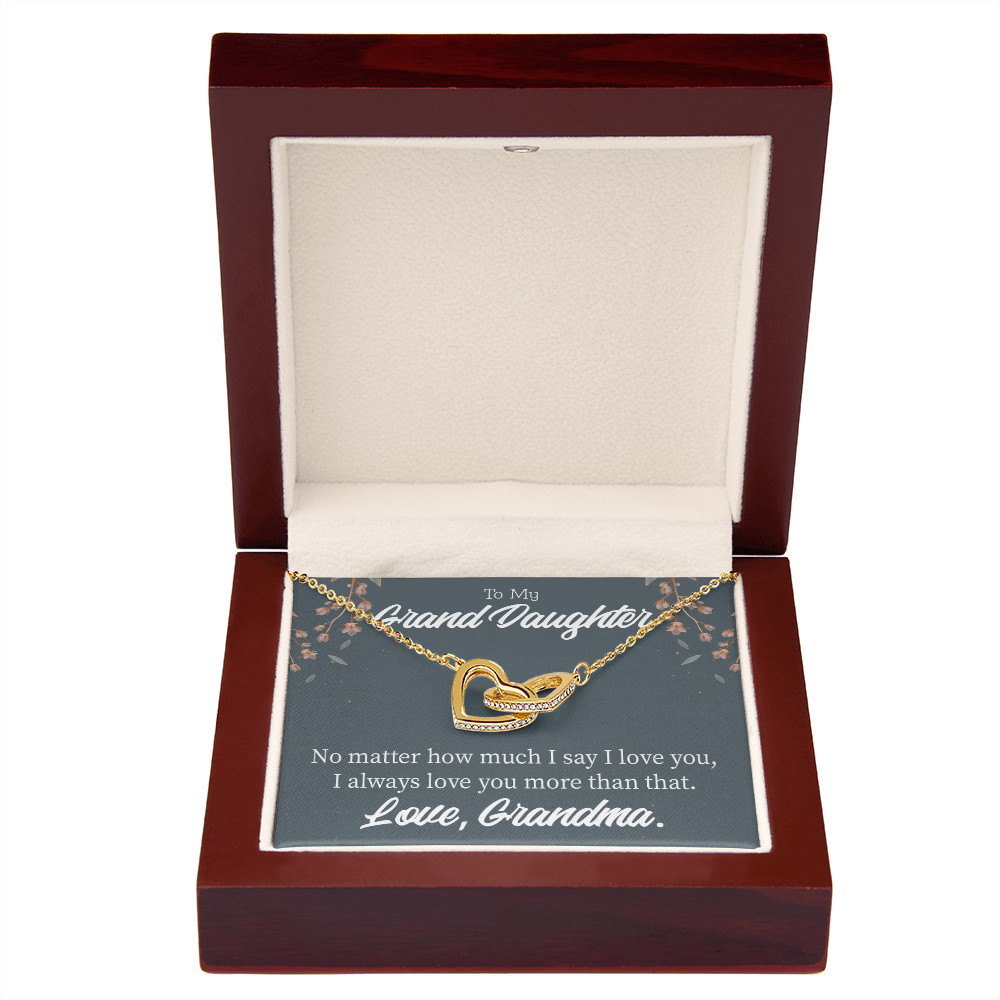 To Granddaughter No Matter Inseparable Necklace-Express Your Love Gifts