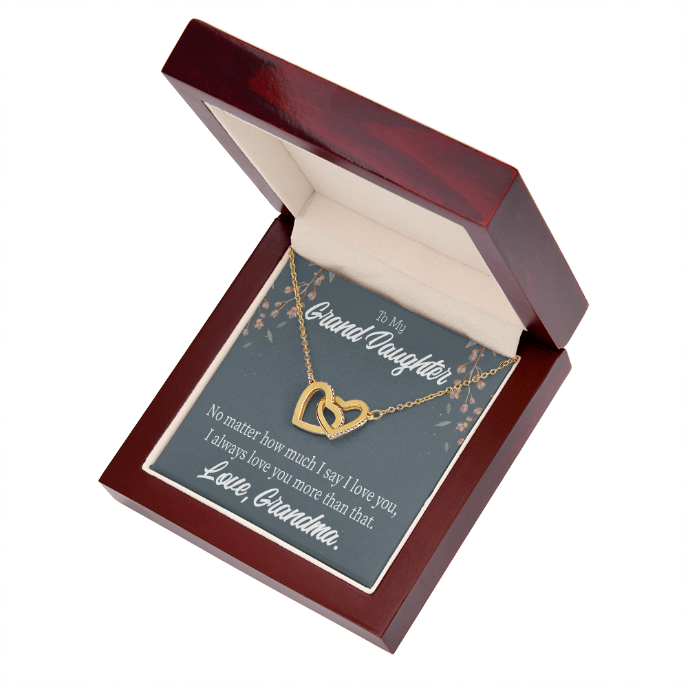 To Granddaughter No Matter Inseparable Necklace-Express Your Love Gifts