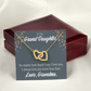 To Granddaughter No Matter Inseparable Necklace-Express Your Love Gifts