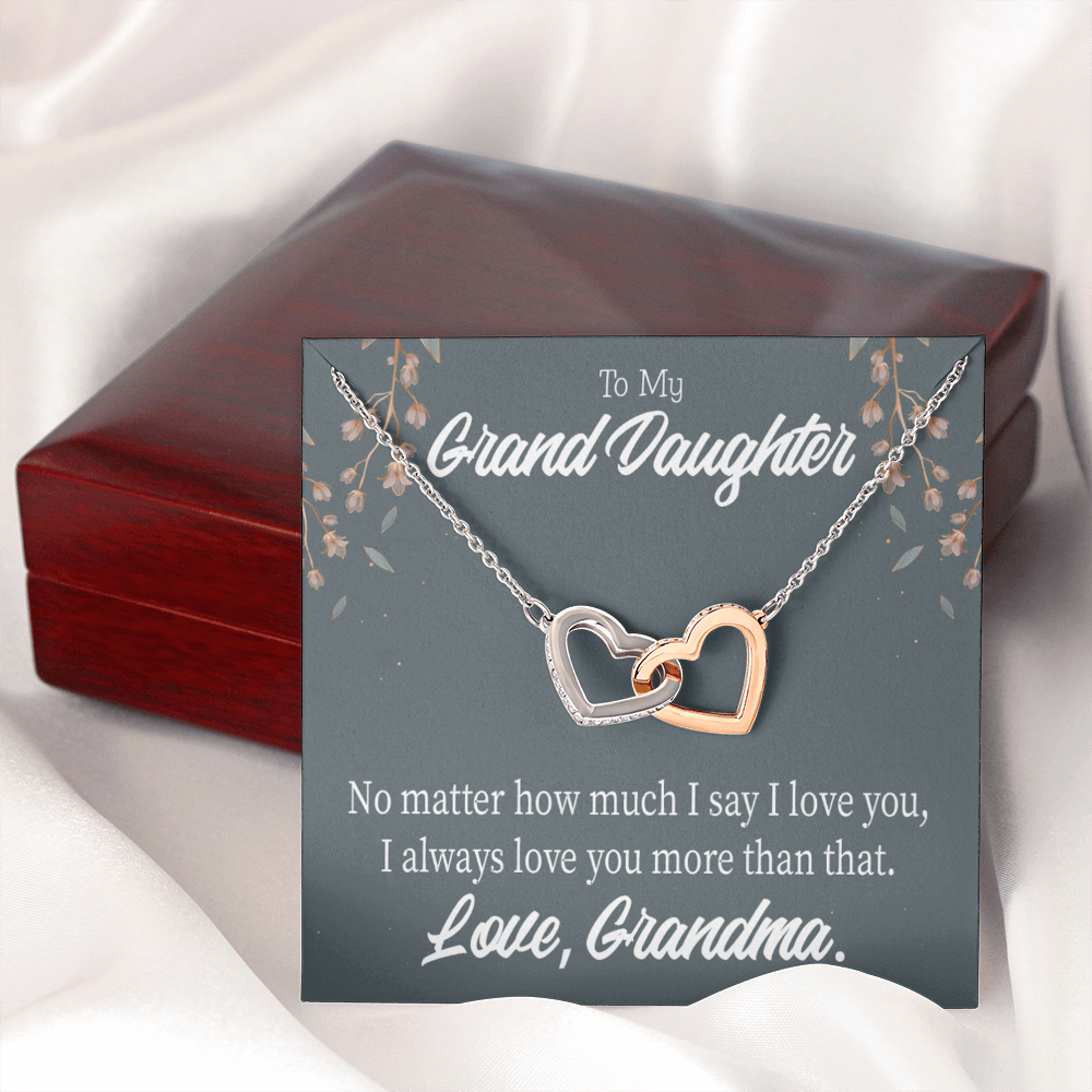 To Granddaughter No Matter Inseparable Necklace-Express Your Love Gifts