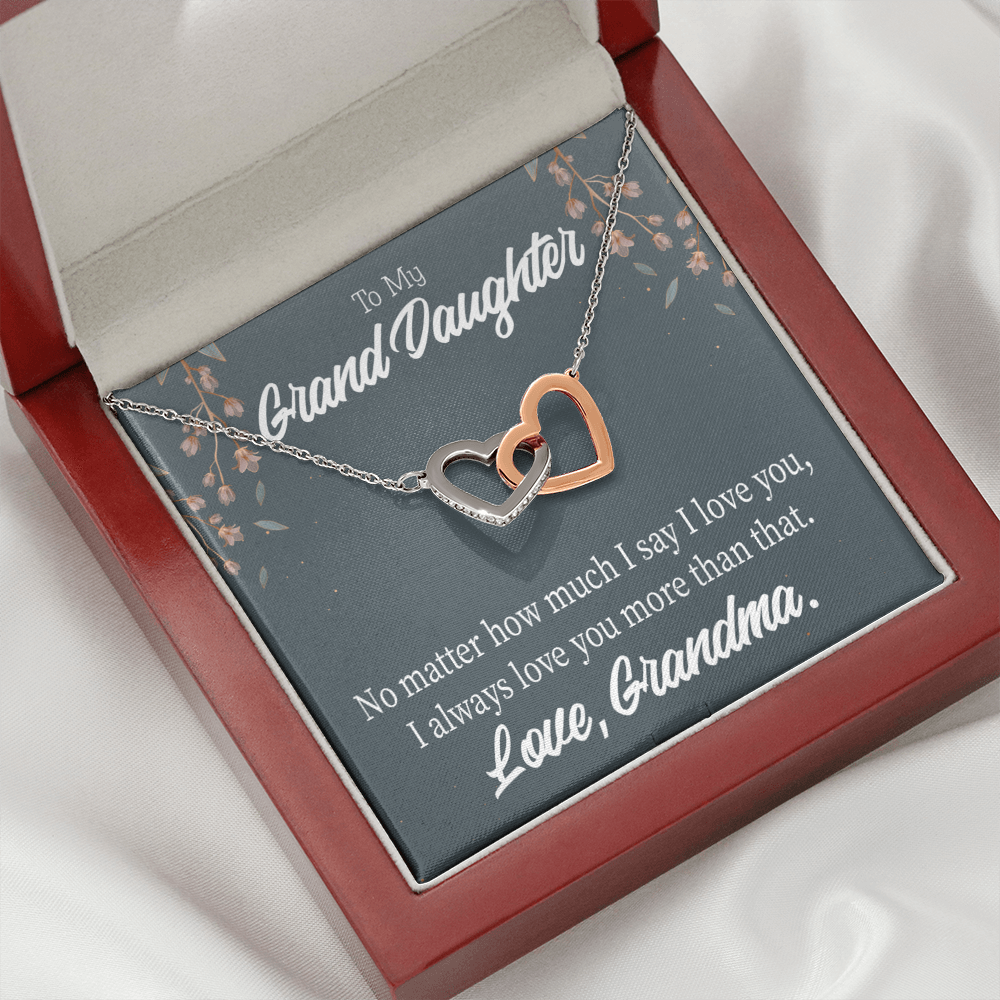 To Granddaughter No Matter Inseparable Necklace-Express Your Love Gifts