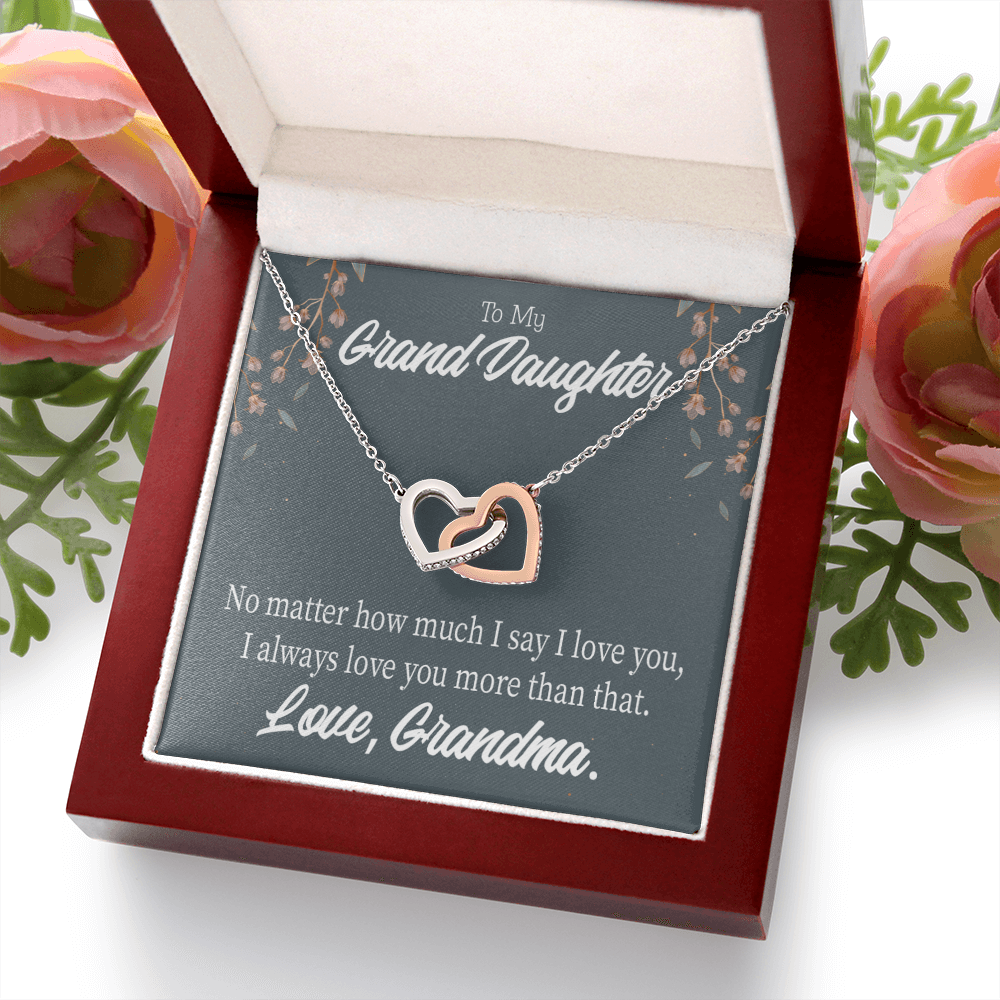To Granddaughter No Matter Inseparable Necklace-Express Your Love Gifts