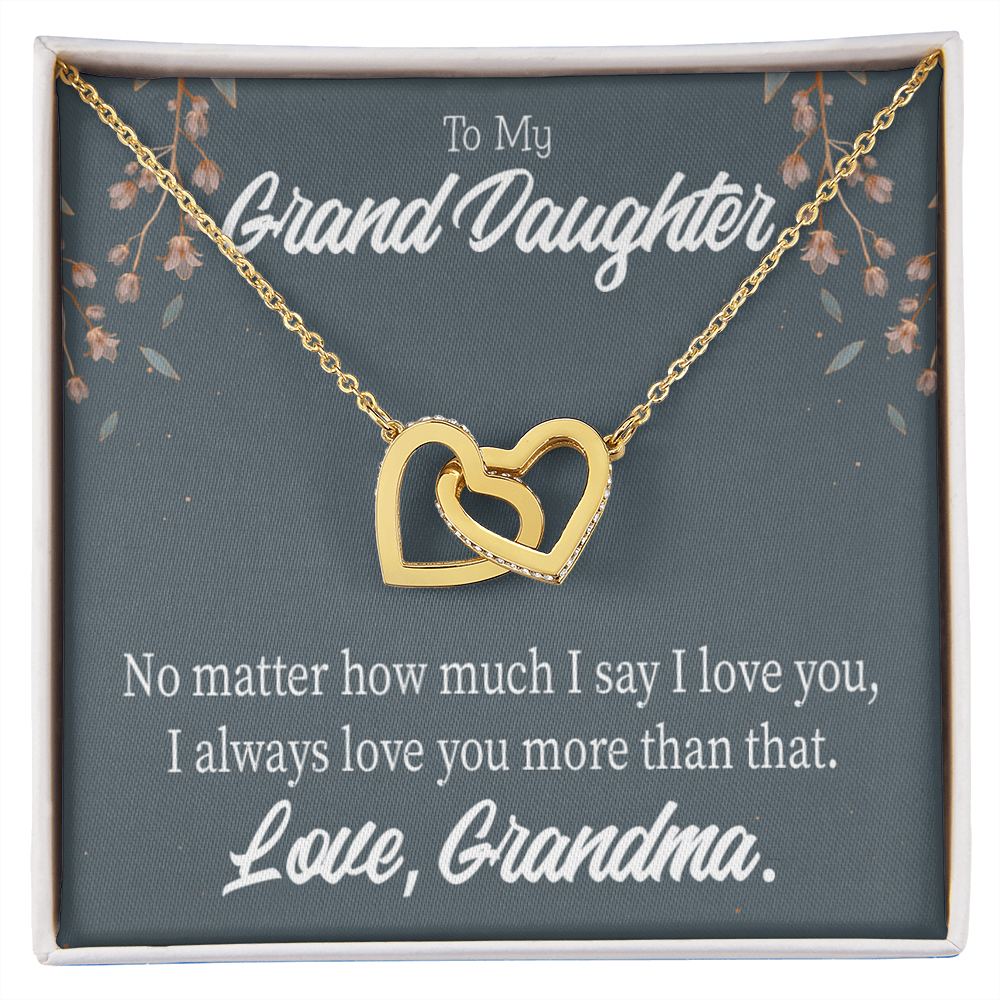 To Granddaughter No Matter Inseparable Necklace-Express Your Love Gifts