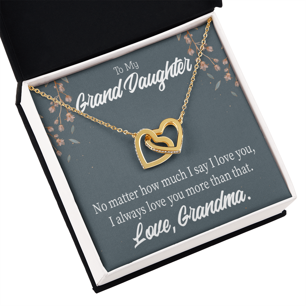 To Granddaughter No Matter Inseparable Necklace-Express Your Love Gifts