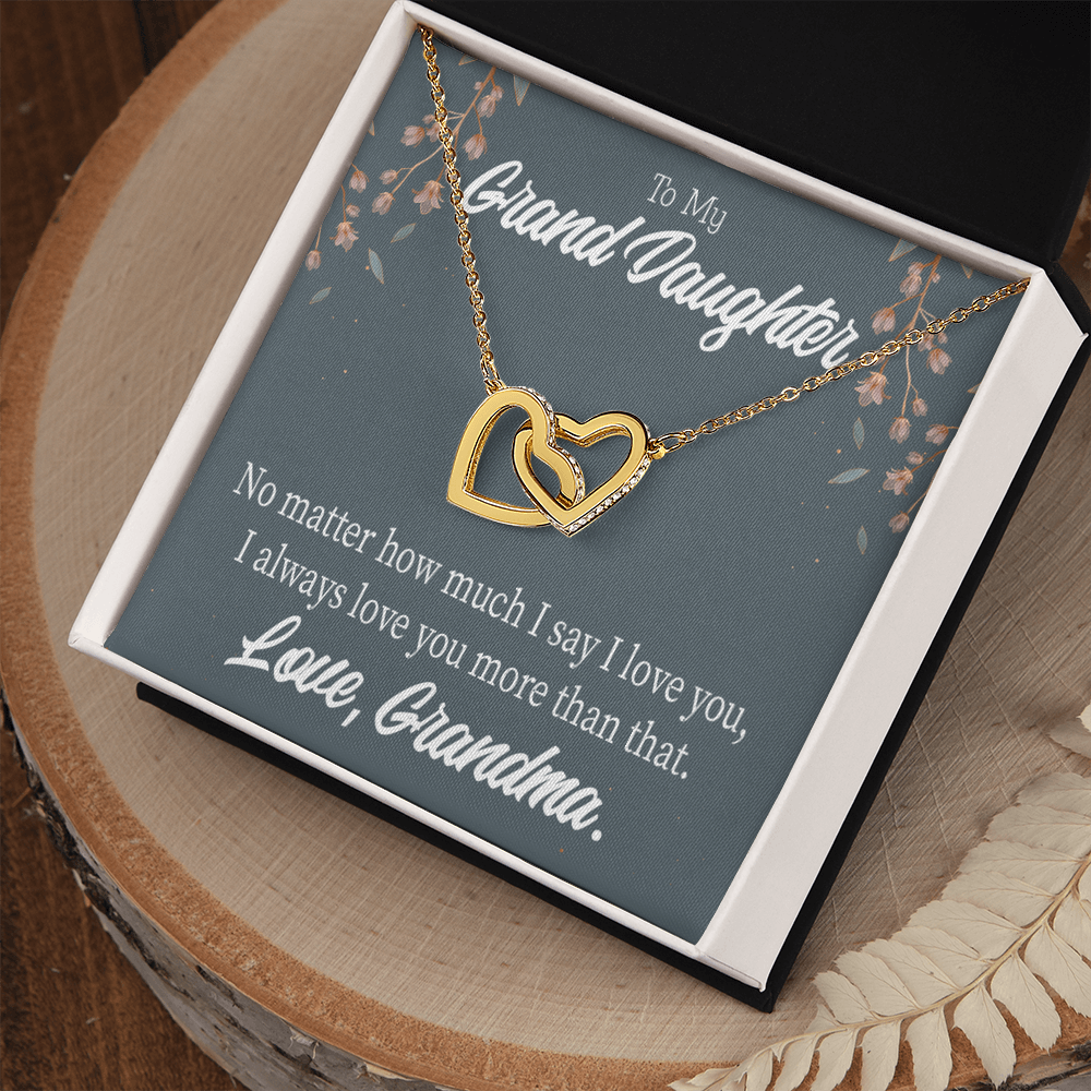 To Granddaughter No Matter Inseparable Necklace-Express Your Love Gifts