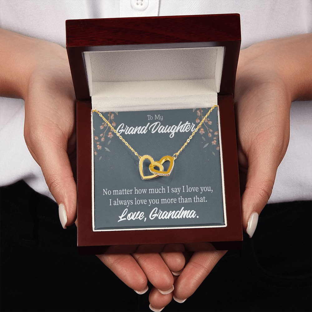 To Granddaughter No Matter Inseparable Necklace-Express Your Love Gifts