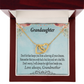 To Granddaughter Reach For Your Dreams From Grandmother Inseparable Necklace-Express Your Love Gifts