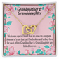 To Granddaughter Special Bond Necklace Inseparable Necklace-Express Your Love Gifts