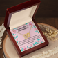 To Granddaughter Special Bond Necklace Inseparable Necklace-Express Your Love Gifts