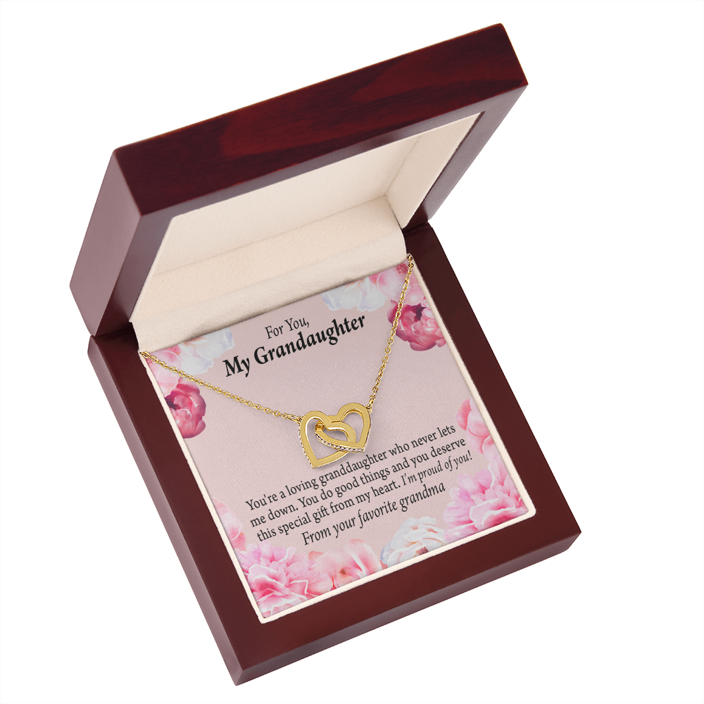 To Granddaughter Special Gift For Granddaughter Inseparable Necklace-Express Your Love Gifts